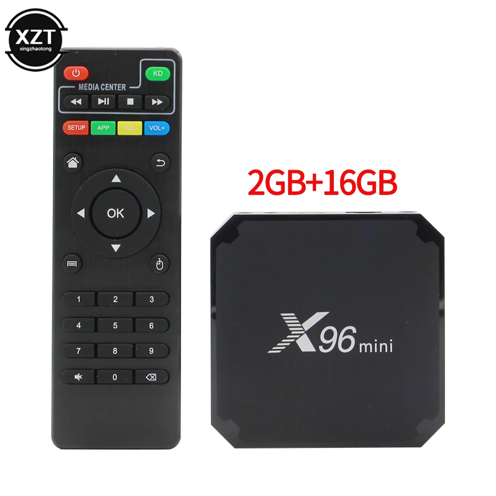 ТВ-приставка X96 mini S905W Android 9 0 4 ядра 2 4G Wi-Fi ГБ 16 1 8 Гб | Электроника