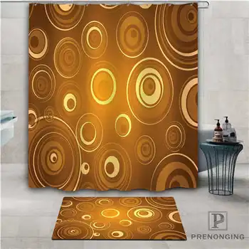 

Custom Decorative pattern (1) Waterproof Shower Curtain Doormat Home Bath Bathroom Polyester Fabric Multi Sizes#2019-01-12-234