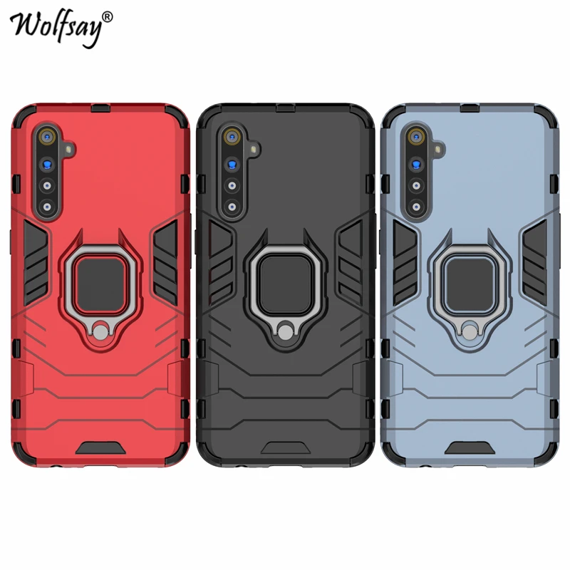 Для Realme XT чехол противоударный защитный металлический держатель для пальца чехол для телефона для Realme XT X2 защитный чехол Realme XT X2 K5 730G