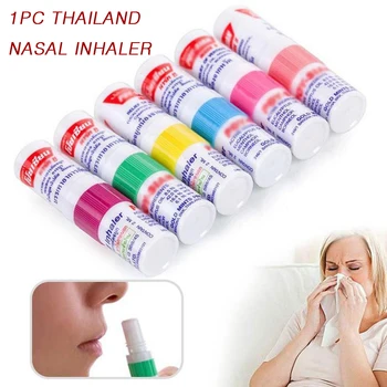 

Thailand Nasal Inhaler Herbal Nasal Inhaler Stick Mint Cylinder Oil Branching Breezy Asthma Motion Sickness Nasal Congestion