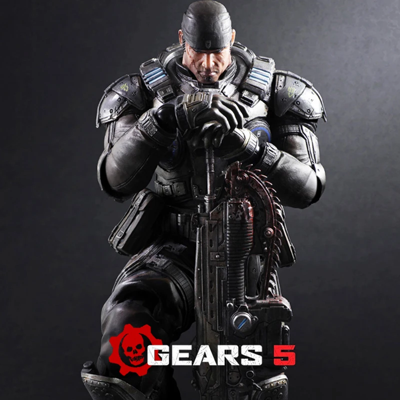 Фигурка PA Marcus Fenix в наличии игровое искусство gear of War куклы-модели игрушки |