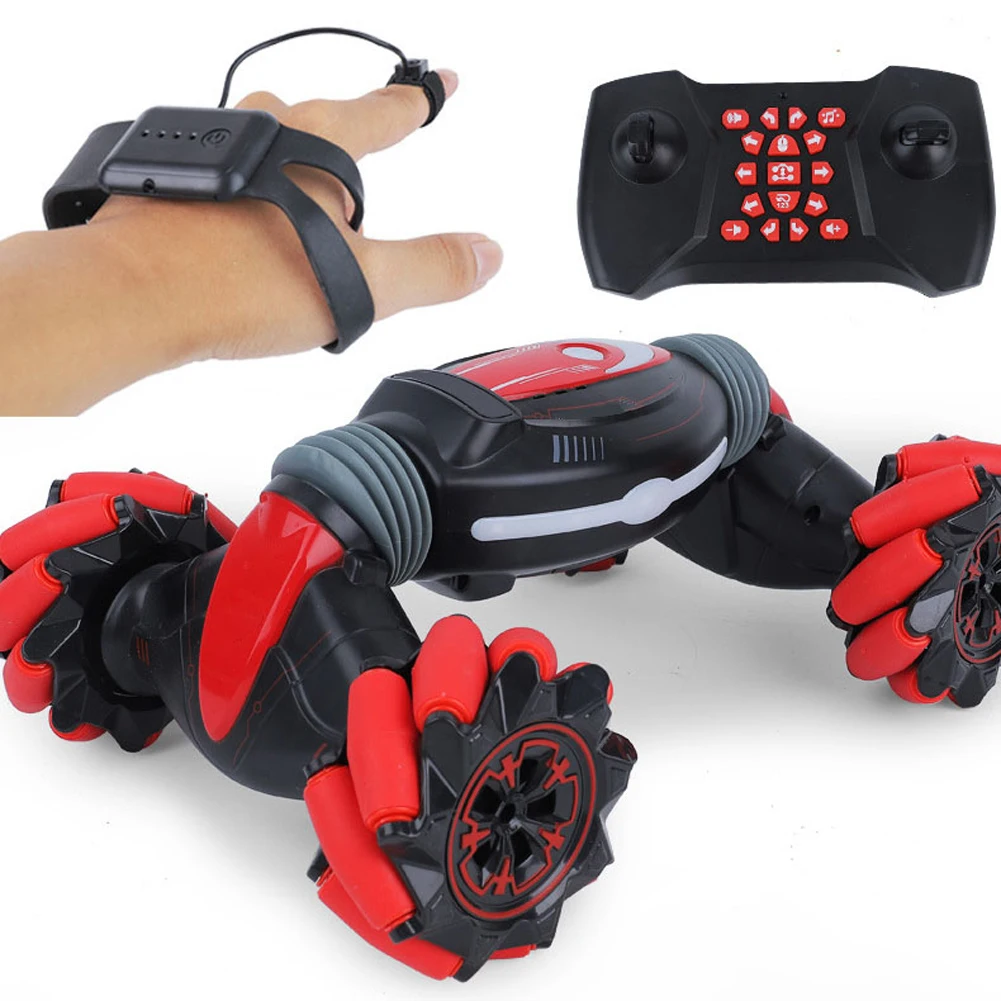 Beste Rc Stunt Auto 2.4G Smart Gebaar Inductie Draaien Off Road Voertuig Licht Muziek Drift Dansen Vervorming Klimmen Stunt auto S