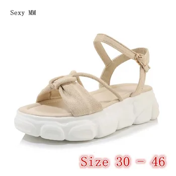 

Women Platform Sandals Low High Heel Shoes Slippers Woman Gladiator Sandals Small Plus Size 30 31 32 33 - 40 41 42 43 44 45 46