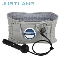 Justlang Lumbar Decompression Waist Belt Disc Herniation Correct Spinal Posture Corrector Support Back Pain Relief Massage Brace