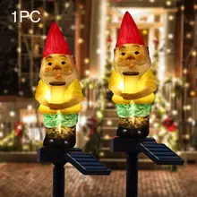 1 шт. газон декоративный Санта Клаус солнечный свет сада двора патио полюс Рождество