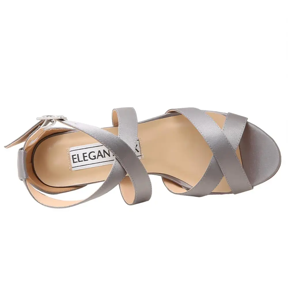 grey sandals for wedding