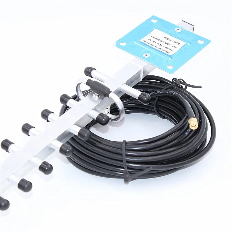4G LTE antenna WIFI antenna SMA male WIFI directional antenna 20dBi 4G Router antenna 2500-2700Mhz with 10m for routers