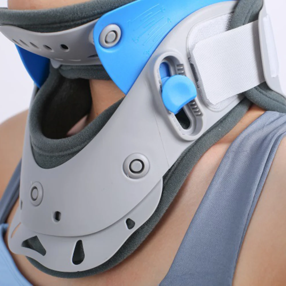 Adjustable Neck Support Traction Collar Medical Cervical Correction Breathable Stretching Vertebra Tool Tractor Decompression 1 Adjustable Neck Support Traction Collar Medical Cervical Correction Breathable Stretching Vertebra Tool Tractor Decompression 2