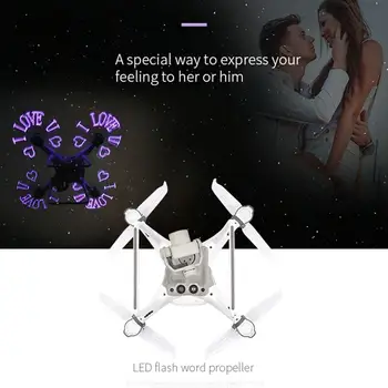 

LED Flash Word Propellers USB Charger Rechargeable Blades For DJI Phantom4 DJI Propellers Propeller Prop