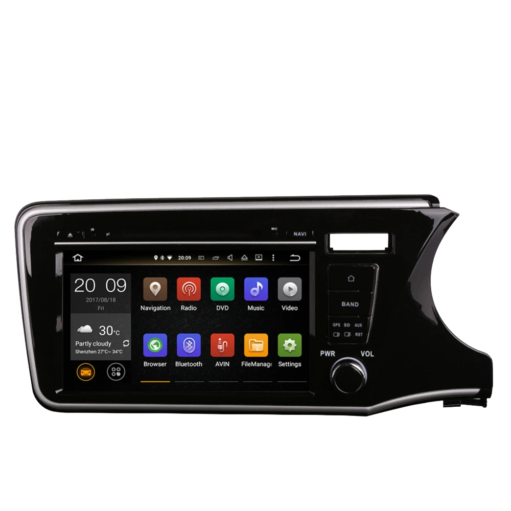 9 &quotAndroid 10 0 Восьмиядерный Автомобильный GPS-навигатор мультимедийный DVD-плеер для