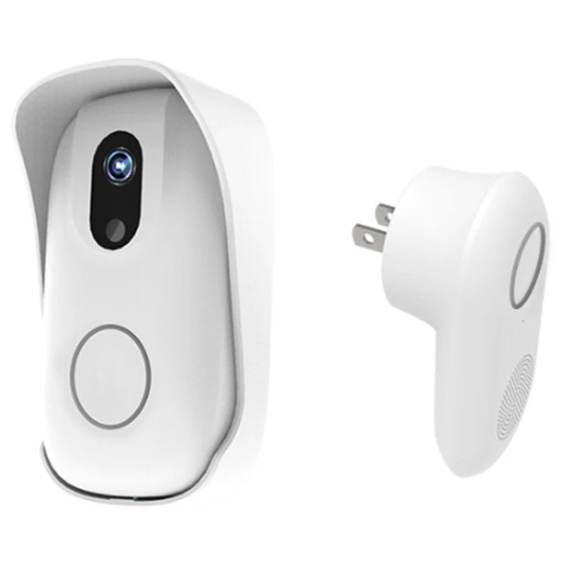 

AAY-Smart Wireless Door Bell Doorbell Rf Wifi Photographable Door Bell Camera Phone Anti-Theft Alarm Door Bell Home Security Sys