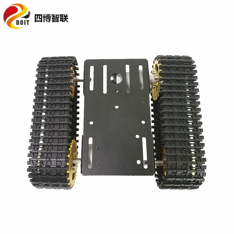 Металлический гусеничный бак набор шасси для смарт гусеничного автомобиля робот