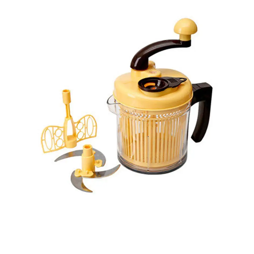 

2500ML Large Capacity Chopper Manual Vegetable Chopper Stainless Steel Meat Grinder Stainless Steel Blade Meat Grinder Tools