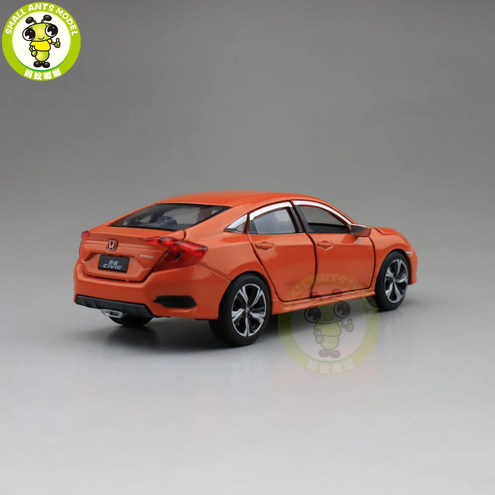 1/32 Jackiekim CIVIC литая под давлением Металлическая Модель автомобиля игрушки Дети Звук освещение подарки