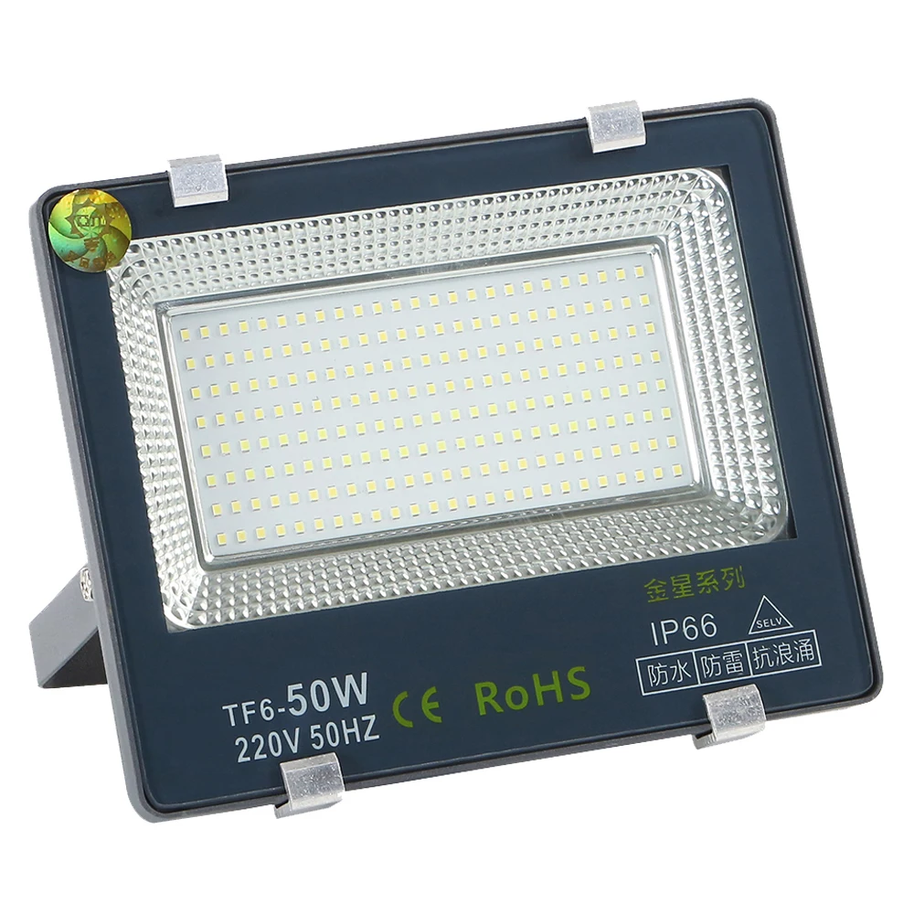 50W100W150W200W Светодиодный прожектор Ip66 водонепроницаемый наружный светодиодный