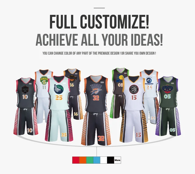 16 Basketball uniforms design ideas