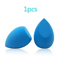 1 шт. синий макияж для лица спонж-пуховка для лица косметический консилер крем Основа порошок блендер слойка
