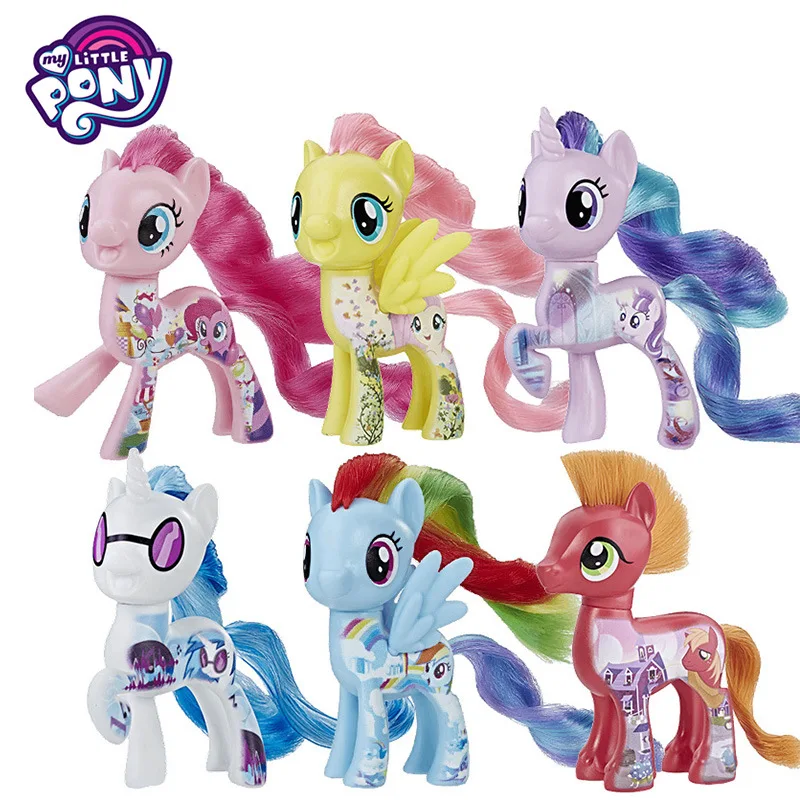 

My Little Pony Toy Magic Tempest Shadow Rainbow Lyra Heartstring Rarity PVC Action Figure Collection Model Doll 07