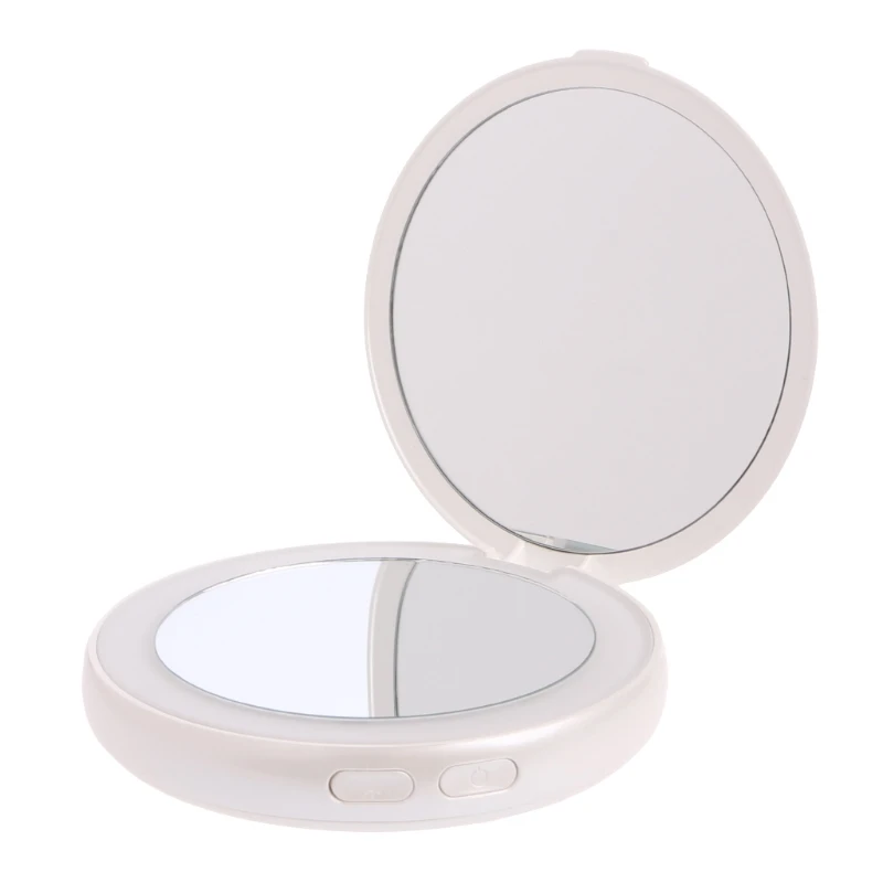 3000mAh Portable LED Light Makeup Mirror Power Bank USB Charger 3X Magnifying 1