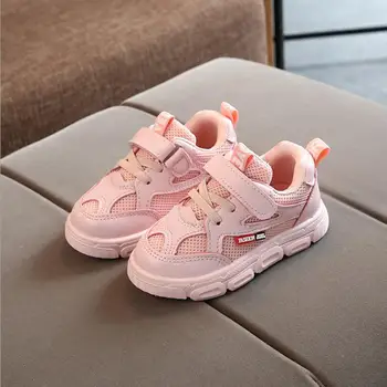 

Children Shoes Boys Sneakers Baby Casual Breathable Spring Girls Sports Fashion Light Soft Flat Kids White Running Shoes Toddler