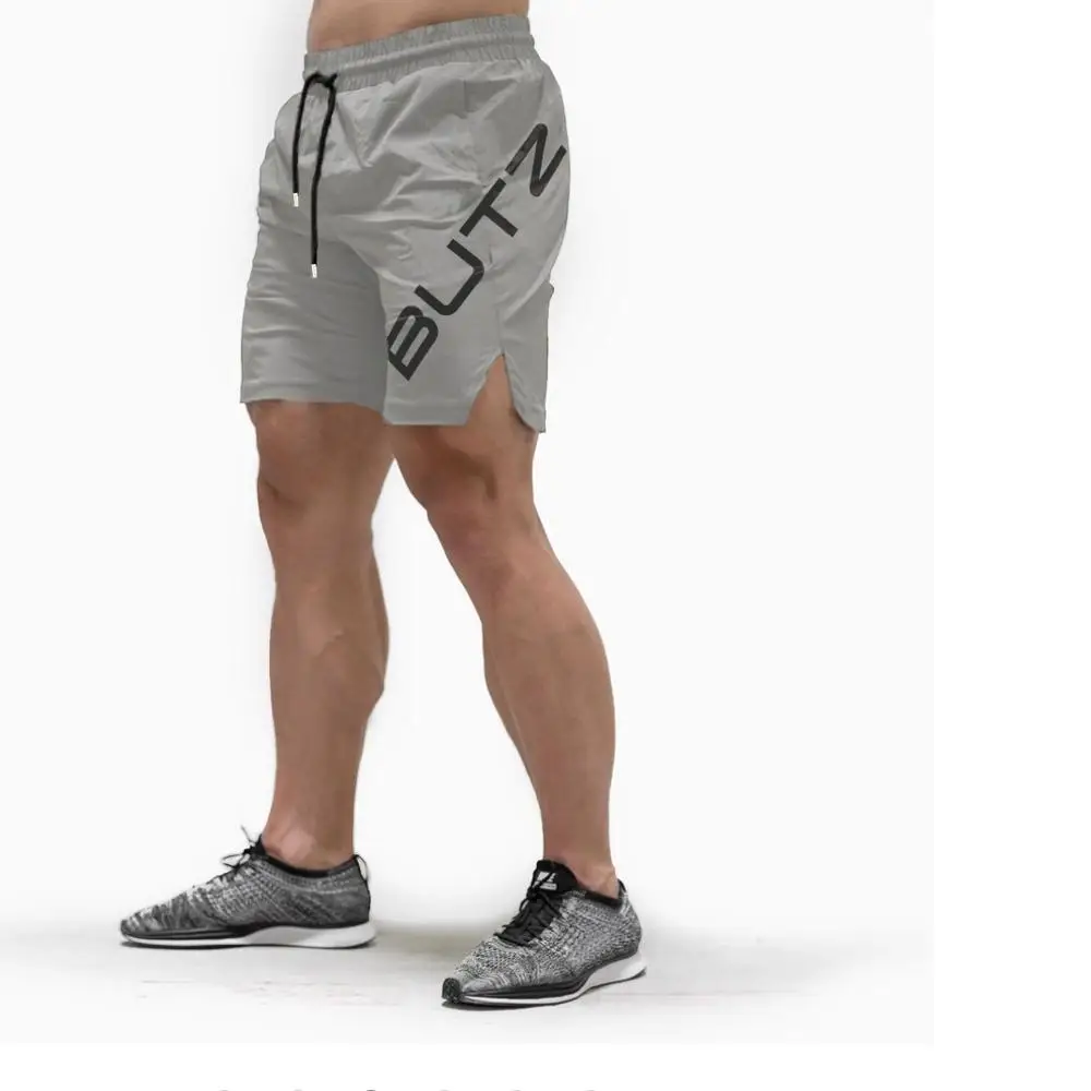 New Men Fitness Bodybuilding Shorts Man Summer Gyms Workout Male Breathable Quick Dry Sportswear Jogger Beach Short Pants