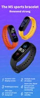 M5 Smart Band Fitness Tracker Smart Watch Smarthwatch Bracelet Heart Rate Blood Pressure Smartband Monitor Health Wristband 2