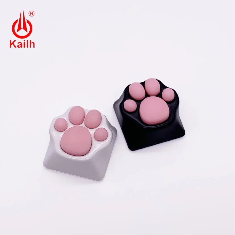 1pcs Cat's paw keycaps for Mechanical Keyboard Pink keycap Sillica Gel Paw