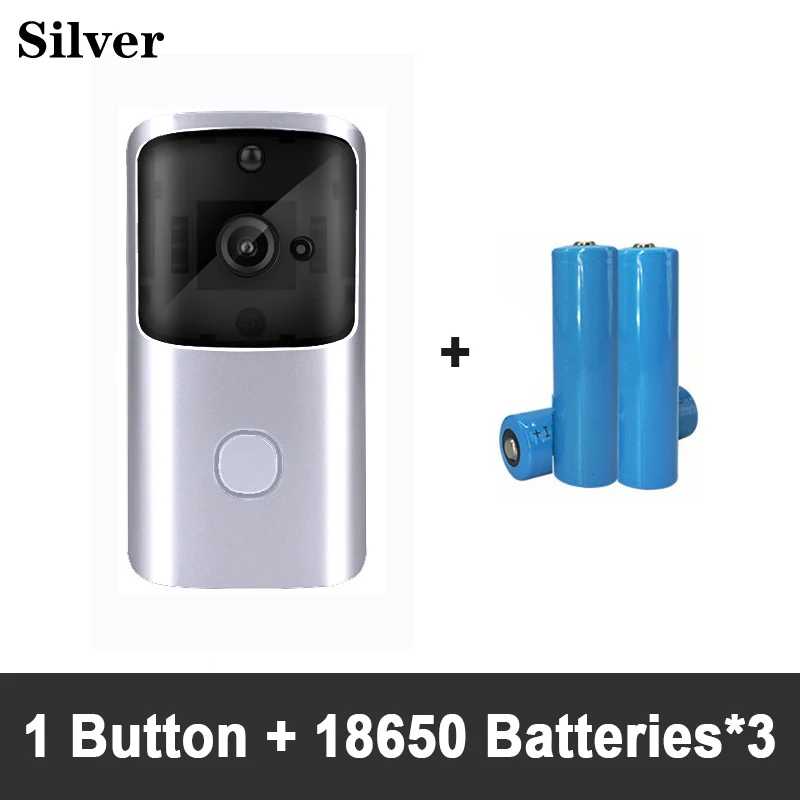 Video Doorbell WIFI Smart Home Remote Monitoring Door Bell Mobile Phone Voice Intercom Low Power Consumption Wireless 