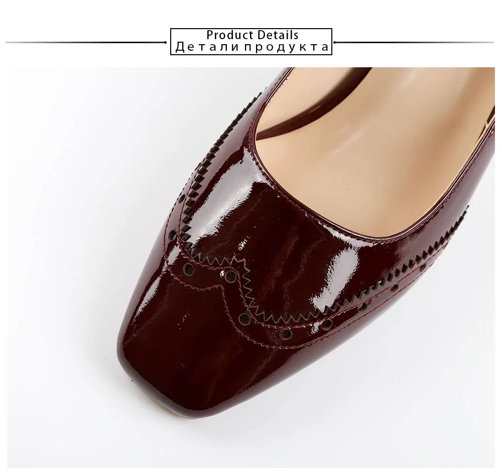 ROBESPIER/Новинка; популярные туфли-лодочки mary jane; высококачественные цветные женские туфли из натуральной кожи на высоком каблуке; модные туфли-лодочки с пряжкой и резным узором; A4