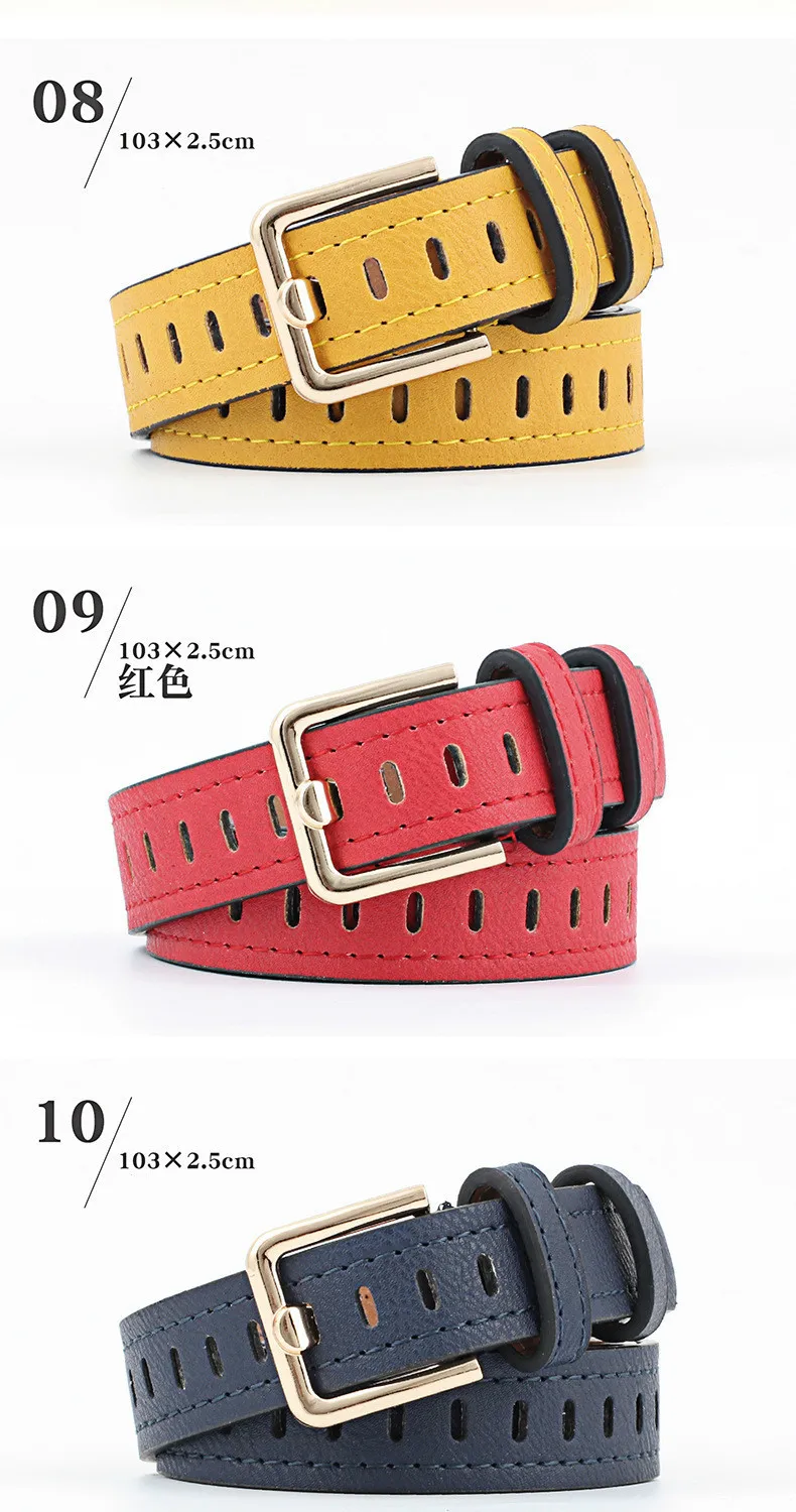 wide belts for women 2020 New Designer Ladies Wide Leather Belt Female Silver Pin Buckle Strap Belts For Women Jeans Waistband Hollow Out Belt plus size chain belts