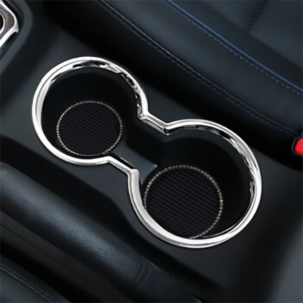 Universal Car Gadget Mats Honeycomb Water Creative Coaster StorageTreadmill Anti-slip Interior Accessories Rubber Pad Anti Slip