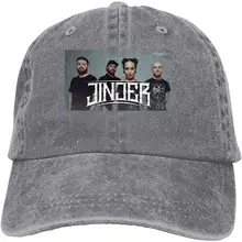 Jinjer модная повседневная Регулируемая ковбойская шляпа бейсболка для мужчин и женщин Черная