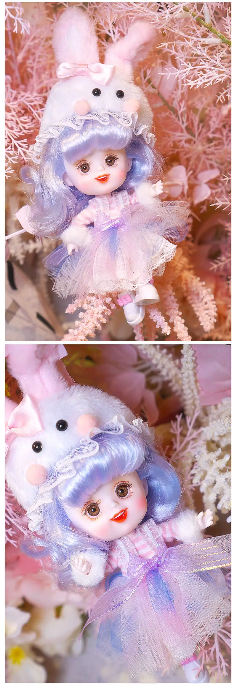 Dream Fairy 1/12 BJD кукла животные версия Додо кукла с волосами 14 см мини кукла 26 суставов тела милый детский подарок игрушка ob11