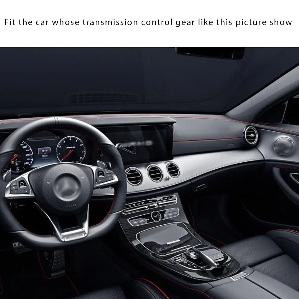 Для Mercedes E class W213 панель центральной консоли отделка для бенц W238 накладка приборной панели из углеродного волокна 2 шт.-UP