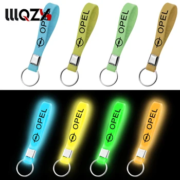 

1pcs bright car-styling Silicone keychain car sticker keychain for Opel Astra H G J Insignia Mokka Zafira Corsa Vectra C D