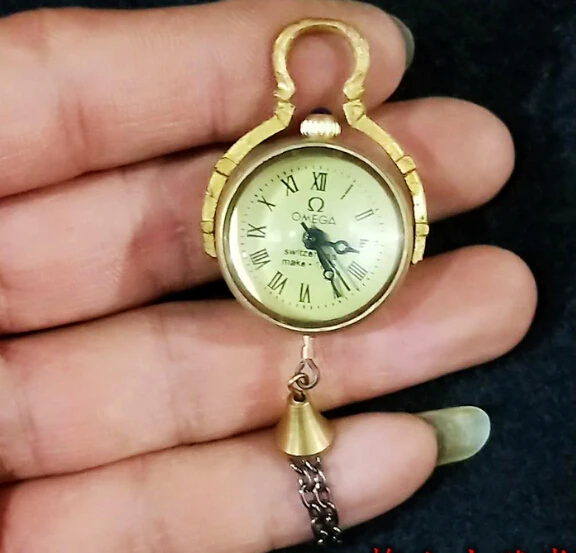 

Antique collection mini pocket watch crystal mechanical watch retro decoration small pendant birthday gift free of charge