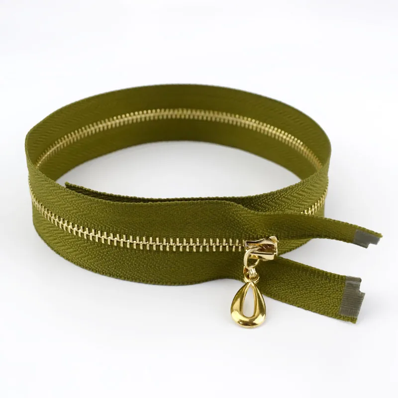 armygreen 2 шт. Meetee 40-70 см 3# металлическая молния синяя открытая молния для шитья одежды сумки обувь, одежда аксессуары ремесло ZA055 - Цвет: armygreen