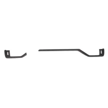 

Accessories Air Vent Trim 2pcs Set Carbon Fiber Black Front Side Outlet