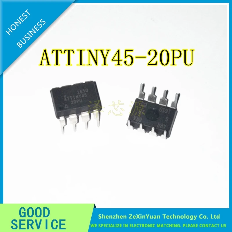 

10 шт./лот ATTINY45-20PU ATTINY45 DIP8