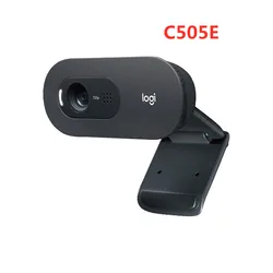Logitech c505e webcam interface usb plug and play 720p hd resolução logitech escritório reunião web curso educação câmera