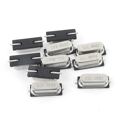 10 шт. 11,0592 МГц HC-49S 20PF 2-Terminal SMD кварцевый генератор