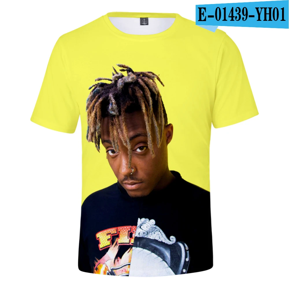 Рэпер певец juice wrld 3D футболка для мальчиков и девочек с короткими рукавами, летняя крутая уличная одежда в стиле хип-хоп, Молодежные креативные футболки - Цвет: 3D