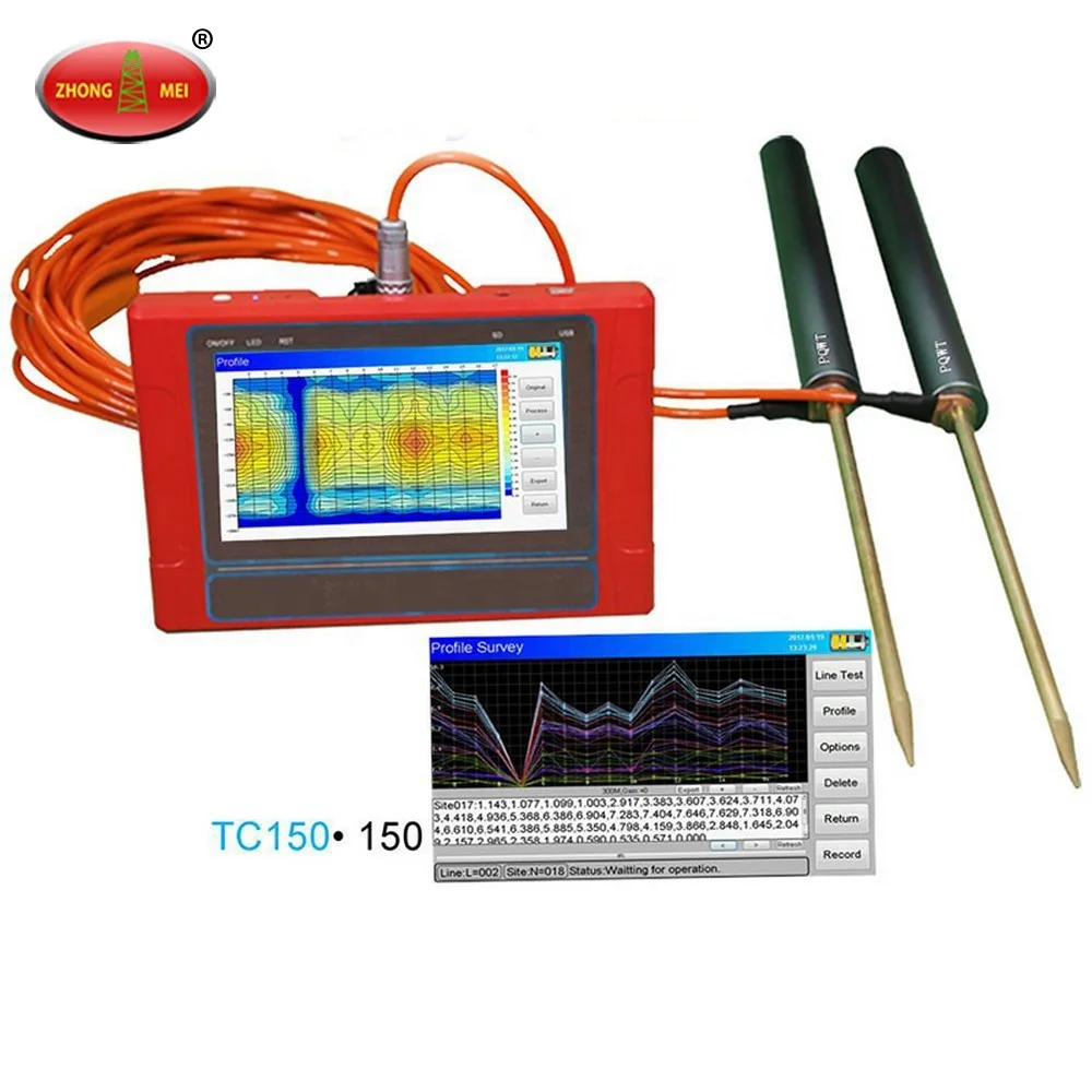 US $3.100.00 TC150 Automatic Mapping Underground Water Detector 150 Meters