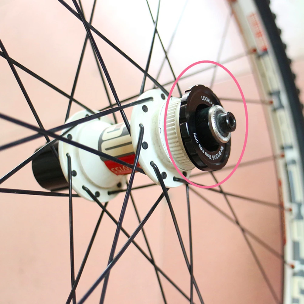 

Bike Bicycle Centerlock Adapter Disc Brake Rotor Cover For 12/15/20MM Thru Axle Hub Wheel Disc Lock Cover For Mountain Road Car