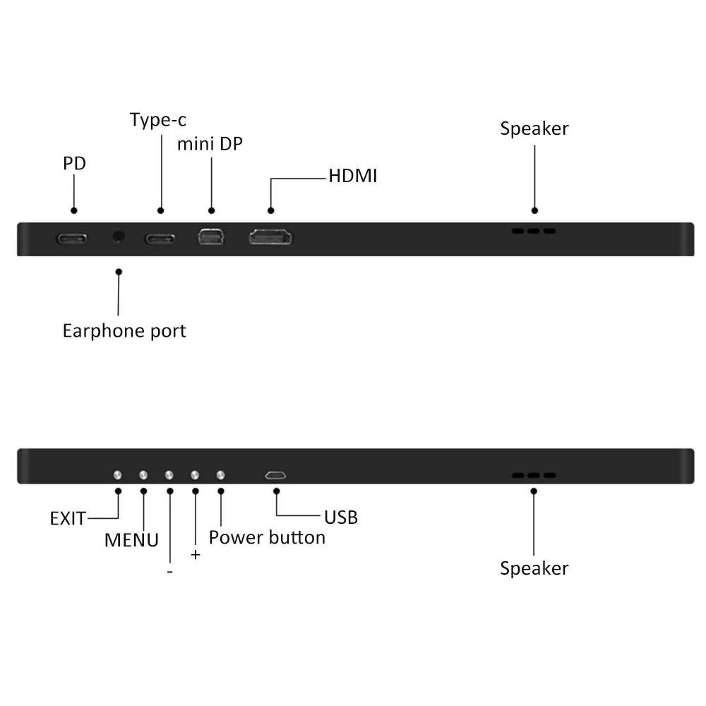 18," PD HDMI 4K монитор Поддержка TNT huawei EMUI Sansumg DEX смартфон HDR игровой дисплей для PS4 xbox переключатель Ns ПК ноутбук