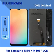 Dla Samsung M10 2019 wyświetlacz LCD M105F/DS SM-M105FN/DS M105 ekran dotykowy Digitizer zgromadzenie dla Samsung M10 części zamienne