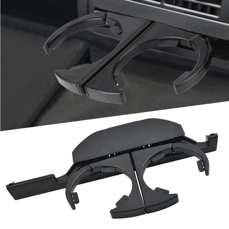 Car Dual Hole Drink Bottle Beverage Holder Central Console Armrest Water Cup Holder Interior Organizer For BMW 5 Series E39 525