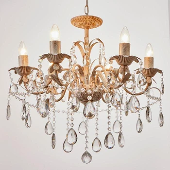 

Chandelier 670406/6 E14 40W white with gold patina 58x58x98 cm 4613022