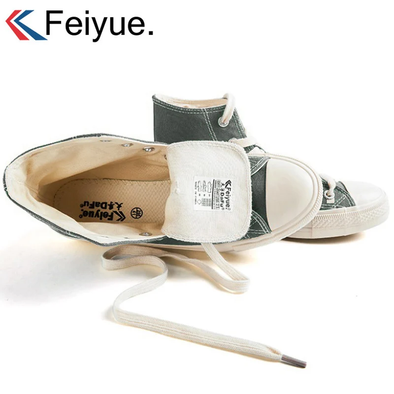 Feiyue/обувь; высокие резиновые парусиновые кроссовки; дышащая классическая спортивная обувь для отдыха; Feiyue; кроссовки для мужчин и женщин; обувь для скейтбординга