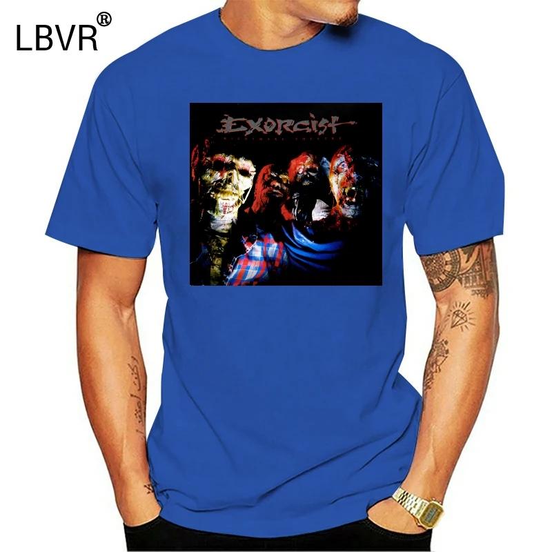 

EXORCIST NIGHTMARE THEATRE BLACK T SHIRT THRASH SPEED METAL RARE